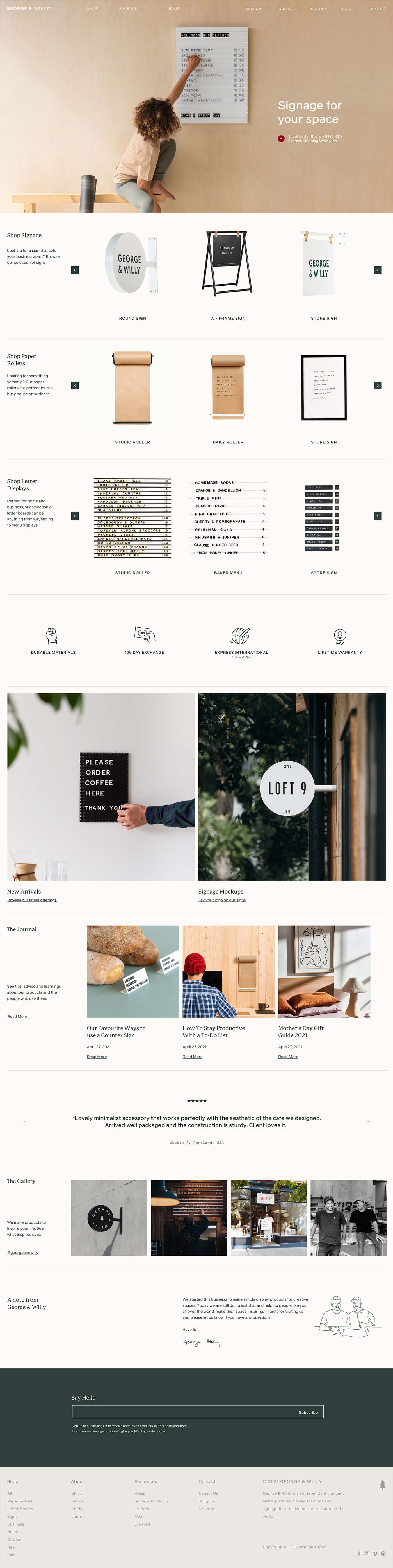 George and Willy Homepage